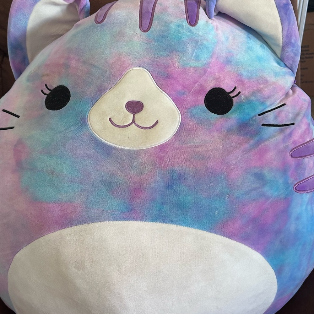 Colorful Plush Cat Pillow Squishmallow
